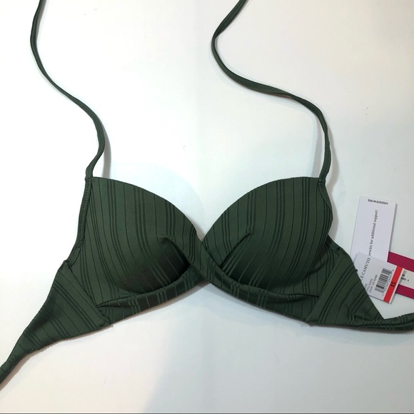 Vince Camuto Molded Cup Wrap Front Bikini Top - Picture 4 of 6
